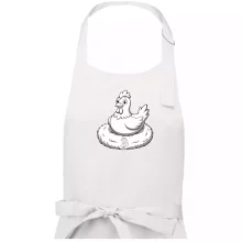 Kuře sedící na bitcoinovém hnízdě