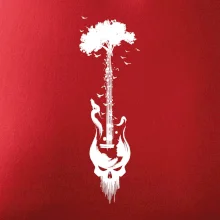 Kytara strom a lebka