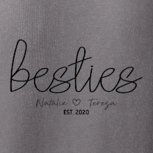 Párové mikiny - Besties Jména a rok