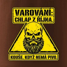 Varování chlap z října kouše když nemá pivo
