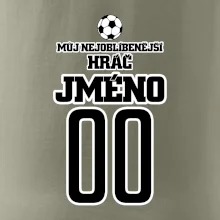 Můj nejoblíbenější hráč - Vaše jméno a číslo