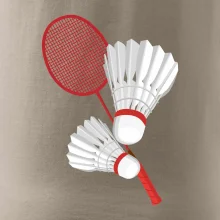 Badminton - pálka a košík