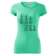 Šachové figurky kreslené