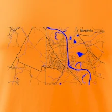 Neratovice - Mapa s vodními toky