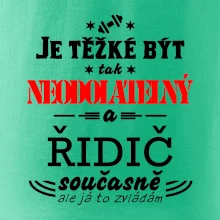 Je těžké být neodolatelný řidič Je těžké být neodolatelný řidič