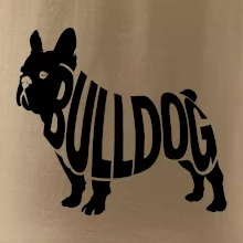 Bulldog  nápis v těle