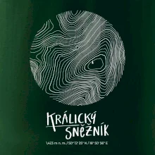 Králický Sněžník - vrstevnice v kruhu