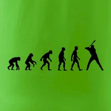 Evoluce baseball pálkař nápřah