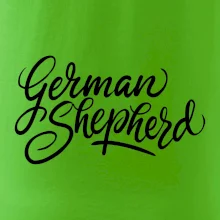 German shepherd - nápis okrasny - nápis okrasný