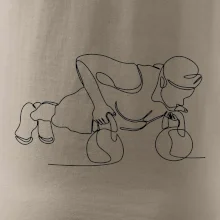 Kitebell posilování jedním tahem