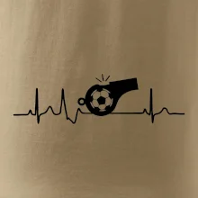 EKG fotbal rozhodčí a píšťalka