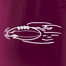 Americký fotbal letící míč