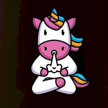 Yoga funící jednorožec