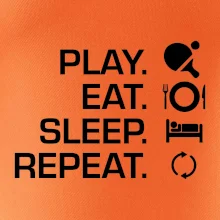 Stolní tenis - eat sleep