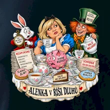 Alenka v říši dluhů čajový dýchánek státního rozpočtu