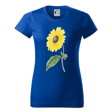 Slunečnice otočená