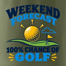 Weekend forecast golfové počasí