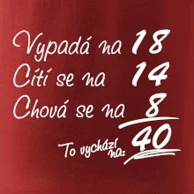 Vypadá, cítí se, chová se - 40 let