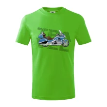 Cestovní motorka Amerika modrá