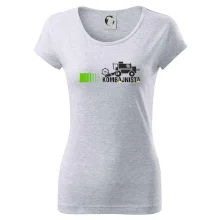 Kombajnista zelená a žlutá