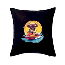 Mops na vodním skútru