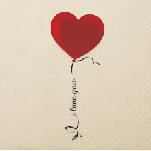 Srdce balónek