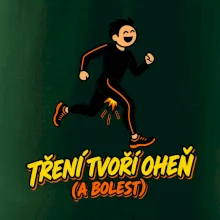 Běžecké tření tvoří oheň