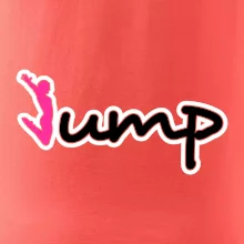 Jump - nápis a panáček
