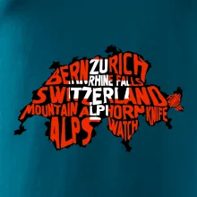 Mapy - názvy měst - Švýcarsko