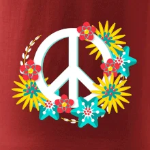 Peace symbol abstraktní