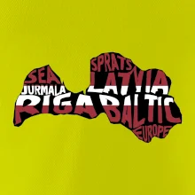 Mapy - názvy měst - Lotyšsko