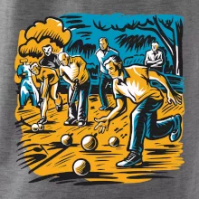 Petanque hra - modro oranžová