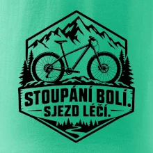 Stoupání bolí sjezd léčí - horské kolo