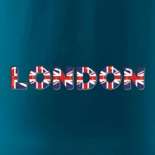 Nápis London vlajka