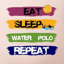 Eat sleep watter polo barevné