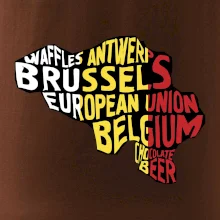 Mapy - názvy měst - Belgie