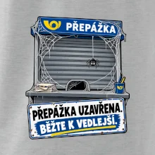Přepážka uzavřena běžte k vedlejší
