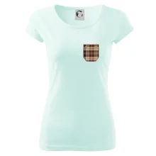 Flanelové triko hnědé