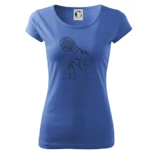 Tenistka  jednim tahem