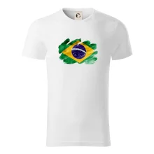 Brazílie vlajka vodové barvy Brazílie vlajka vodové barvy