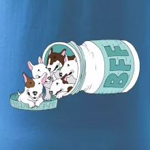 Bullterrier Friends Forever zelené (Pecka design)