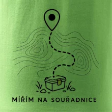 Mířím na souřadnice minimalistická trasa