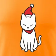 Vánoční kočka sedící