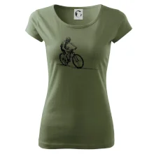 MTB kreslený cyklista MTB kreslený cyklista