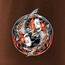 Yin & Yang Koi kapr - oranžový