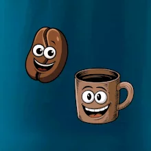 Parové triko - Hrnek a káva