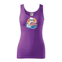 Bišonek na vodním skútru