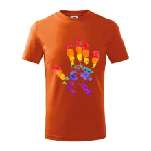 LGBT hand print