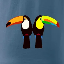 Dva barevní tukani (Moňas)