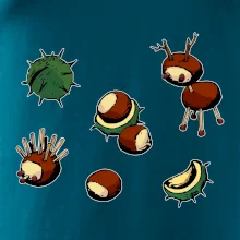 Kaštanová zvířátka - obdelník